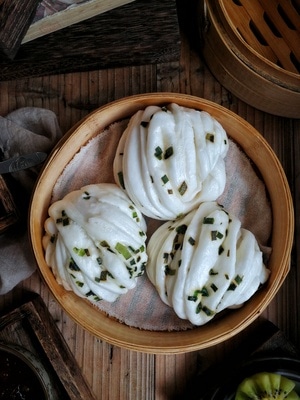华为手机拍摄-美食-美食-花卷-食物 图片素材
