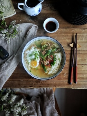 华为手机拍摄-你好2020-美食-晨食-宅家 图片素材