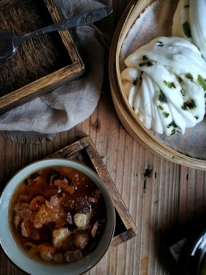 华为手机拍摄-美食-美食-花卷-食物 图片素材