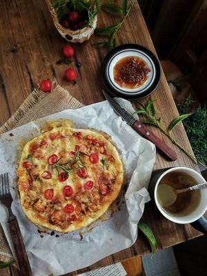 宅家-华为手机拍摄-美食-晨食-美食 图片素材