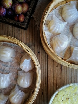 华为手机拍摄-美食-过滤器-美食-虾饺 图片素材