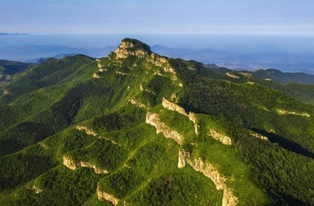 光影-楼子山-辽宁省-喀左县-山 图片素材