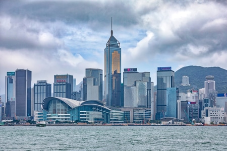 中国-东方之珠-都市-香港-维多利亚港 图片素材