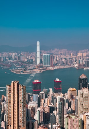 香港-维多利亚港-城市-都市-现代 图片素材