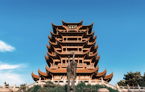 地标-武汉-江城-黄鹤楼-古建筑 图片素材