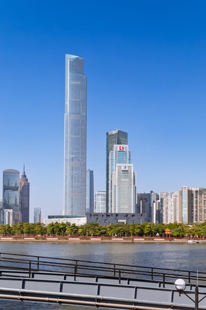 珠江新城-天际线-地标-珠江-广州 图片素材