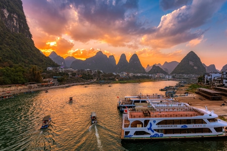 天空-美景-阳朔-山水-户外 图片素材