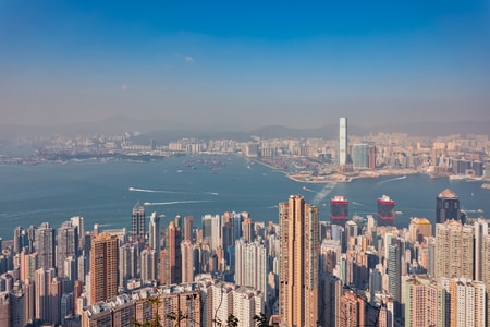 香港-维多利亚港-城市-都市-现代 图片素材