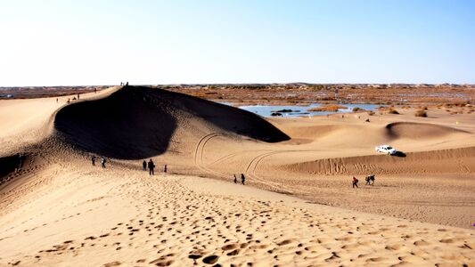 人文-额济纳-山水-旅行-沙漠 图片素材