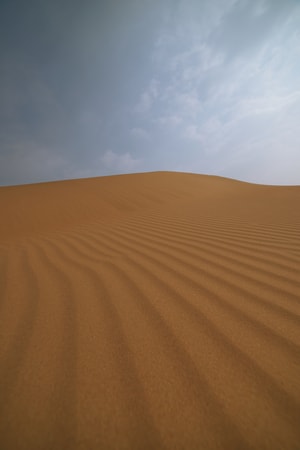 库布齐沙漠-沙漠-纹理-沙子-线条 图片素材