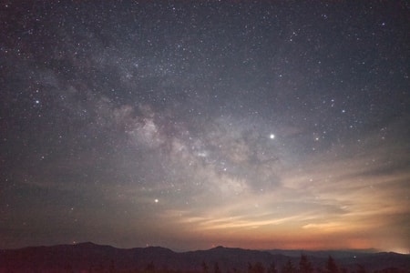 银河-张家口-冰山梁-星空-旅行 图片素材