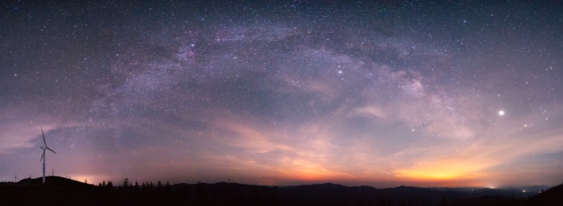银河-银河拱桥-张家口-冰山梁-星空 图片素材