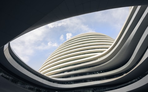 风光-建筑-曲线-城市-北京 图片素材