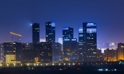 夜景-灯光-黑夜-尼康-桥 图片素材