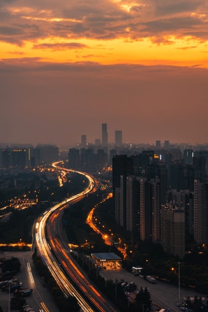 调色-城市-风光-夜景-日落 图片素材