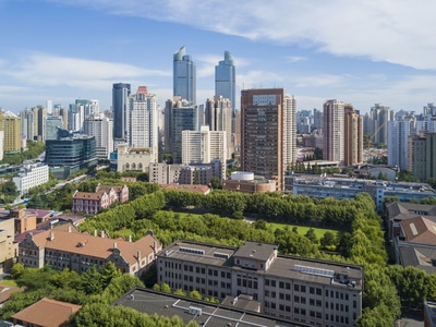 保护建筑-校园风景-上海交通大学-建筑-风景 图片素材