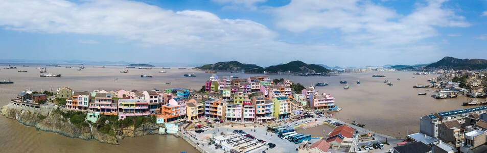 旅拍-风景-渔村-风景-渔村 图片素材