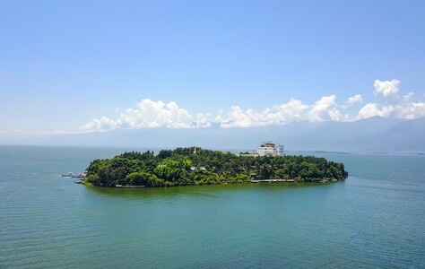 风景-风光-湖光水色-洱海-航拍 图片素材