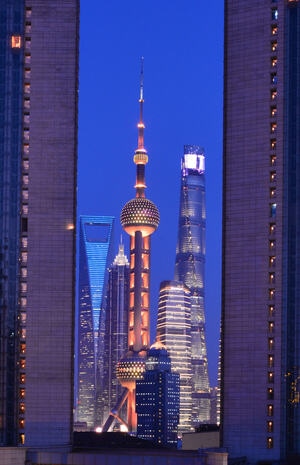 风光-城市风光-风景-上海风光-夜景 图片素材
