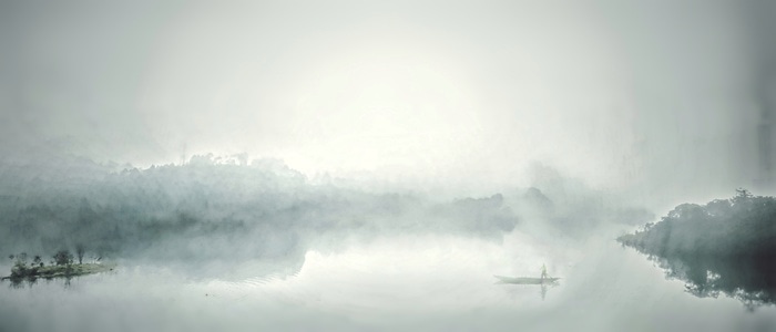 山水-中国风-水墨-手机-迷雾 图片素材