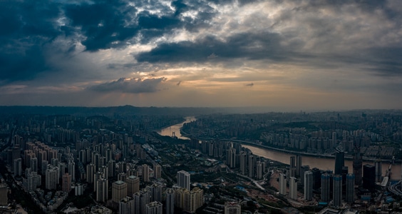 重庆市-建筑结构-立交-现代-城市 图片素材