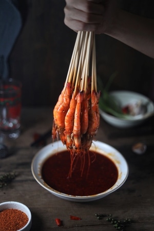 美食-上海市-虾子-虾-食物 图片素材
