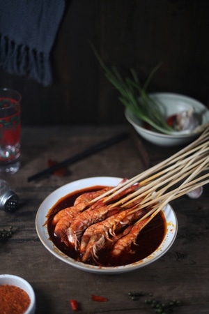 美食-上海市-虾子-虾-食物 图片素材
