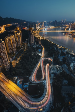 山城-勒是雾都-城市-重庆-夜景 图片素材