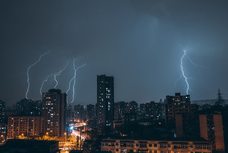 城市色彩-蓝调-夜景-重庆-天空 图片素材