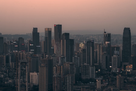 重庆-建筑-夜景-夜色-高楼 图片素材