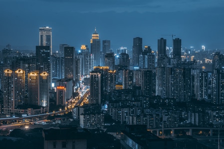 尘世烟火-街头-繁华-霓虹灯-夜景 图片素材