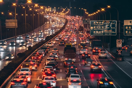 堵车-交通-通行-道路-城市 图片素材