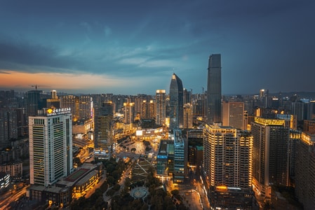 重庆-城市-都市-山城-勒是雾都 图片素材