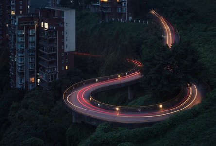 勒是雾都-夜色-山城-重庆-立交 图片素材