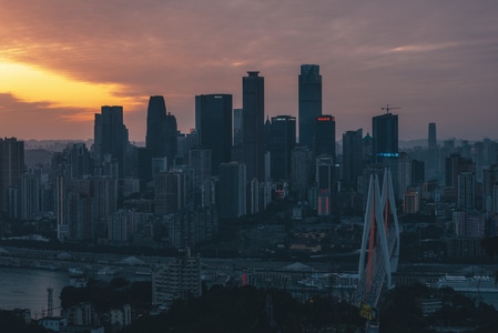 重庆-高楼-都市-城市-东水门大桥 图片素材