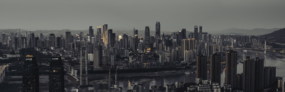 建筑-夜景-夜色-城市天际线-城市 图片素材