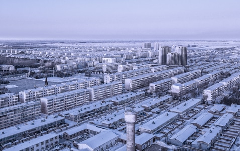 建三江-城区-冬天-大雪-洁白 图片素材