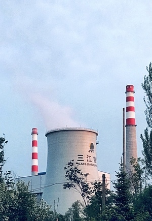 电厂-三江热电-建筑-电厂-建筑 图片素材