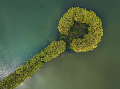 武汉-东湖-航拍-东湖-风景 图片素材