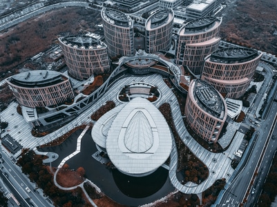 杭州-滨江-城市-建筑-房屋 图片素材