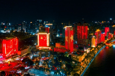 旅行-夜景-广州-摄影-国庆 图片素材