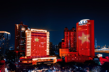 旅行-夜景-广州-摄影-国庆 图片素材