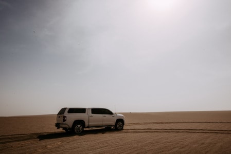 风光-旅行-新疆无人区-沙漠-沙尘暴 图片素材