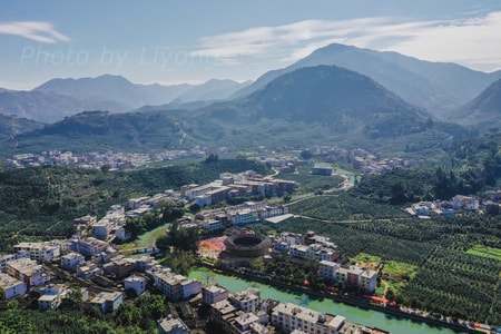 日月星辰-旅行-村庄-村落-建筑 图片素材
