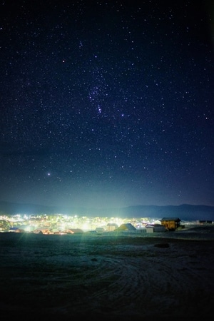 星空-旅行-冬天-冰雪-天空 图片素材