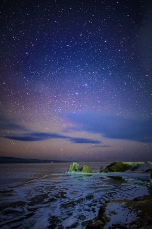 星空-旅行-冬天-冰雪-天空 图片素材