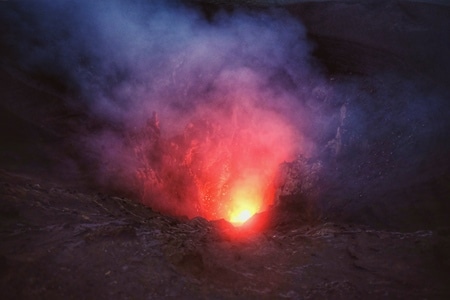 探险-航拍-旅行-瓦努阿图-火山 图片素材