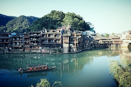 凤凰古城-旅行-光影-风光-凤凰古城 图片素材
