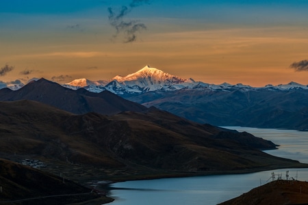 2019-旅拍-日照金山-风景-风光 图片素材