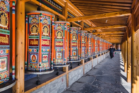 我的2019-甘南-扎尕那-旅行-寺庙 图片素材
